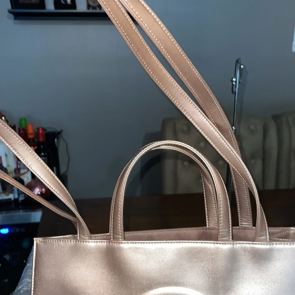 Telfar Medium Copper Shopping Bag 100% Authentic - Picture 9 of 12